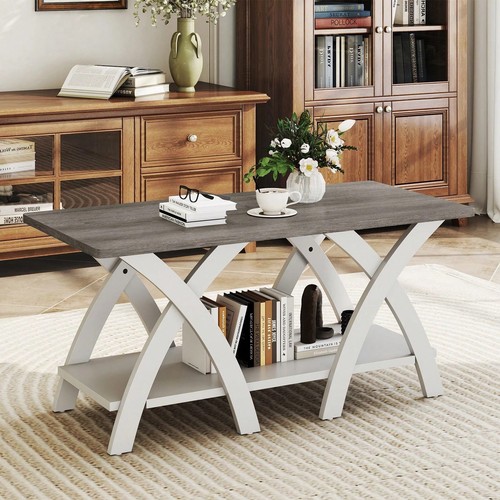 Grey white tier farmhouse - white,