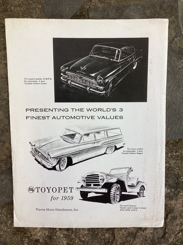 Rare original vintage 1959 - rare,