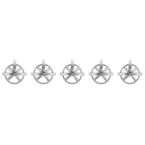 5pcs silver iron clothes - 5pcs,