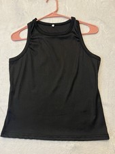 Black Slim -fit Sleeveless