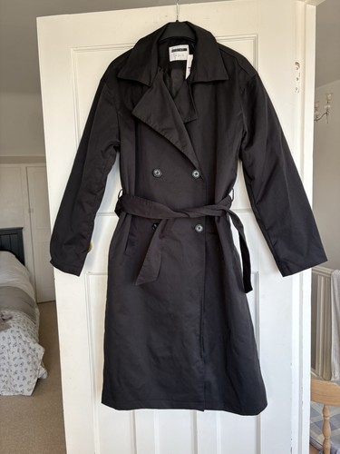 Noisy may black trench coat - may,