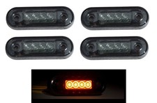 Set of 4 pcs White Smoked Lens