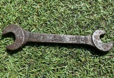 Vintage Open Ended Spanner By Snail Brand Rare Logo 1/4 W 5/16BS 5/16W 3/8 BS