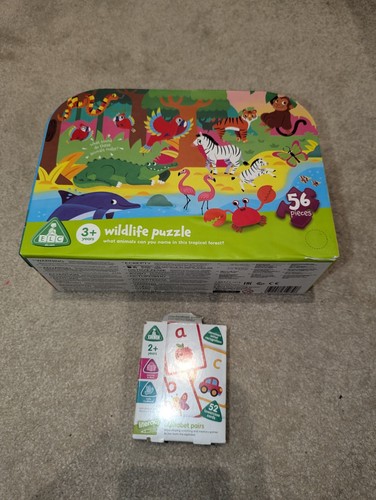 Elc two games wildlife puzzle - elc,