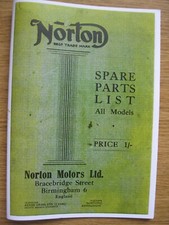 VINTAGE NORTON SPARE PARTS