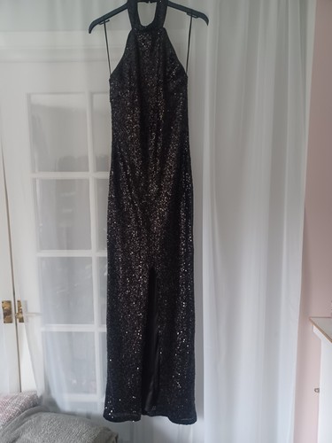 Sequin maxi dress size - maxi, 8uk