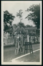 J. Bastos Rallye motorcycle vespa Vietnam old 1951 photo postcard lot set of 6