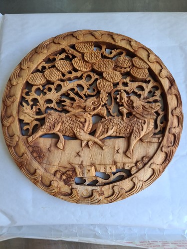 Dragon wall plaque - dragon, handmade
