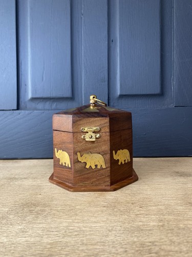 Vintage octagon wooden - vintage,