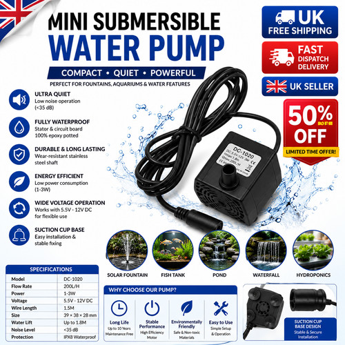 Small submersible water - small, pump