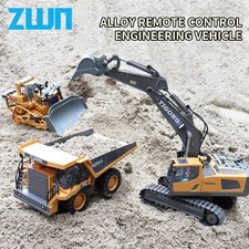 RC Excavator Remote Control Dump Truck Bulldozer Construction Vehicle Kids