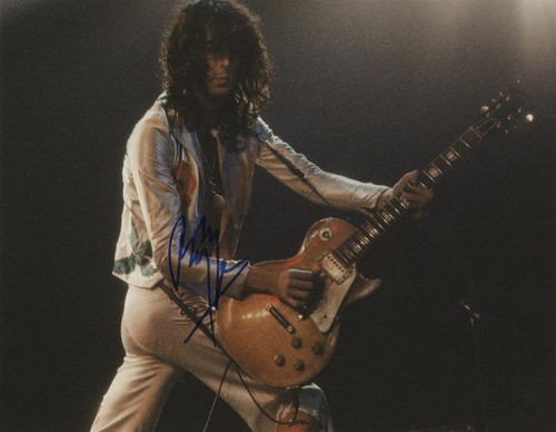 Jimmy page rare signed - page-rare,