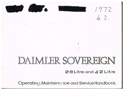 Daimler sovereign series - sovereign, swb