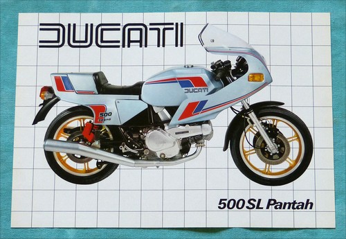 Ducati pantah 500sl brochure - 500sl,