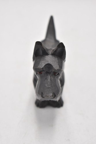 Vintage wooden black - black, scottie