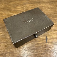 Vintage Military War Department Tin Box - Crows Foot - Broad Arrow - Collectors