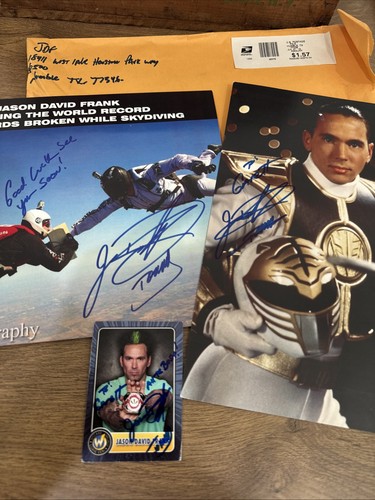Jason david frank - signed, 8x10