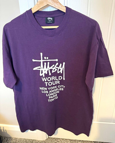 Stussy men purple cotton - stussy,