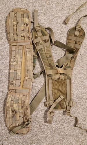 Multicam molle belt - molle, yolk