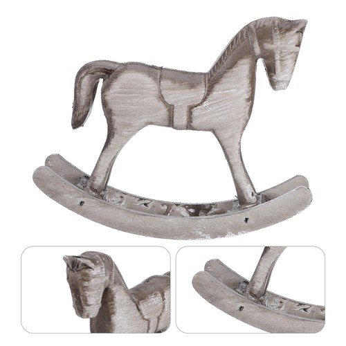 Wooden rocking horse statue - rocking,