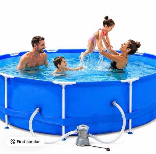 76cm round metal frame - round,