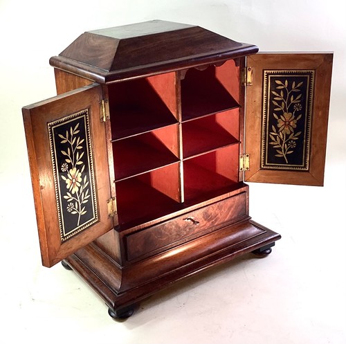 Antique mahogany table display - antique,
