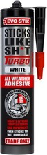EVO-STIK Sticks Like Sh*t Turbo Adhesive White - 290ml - All Weather - 