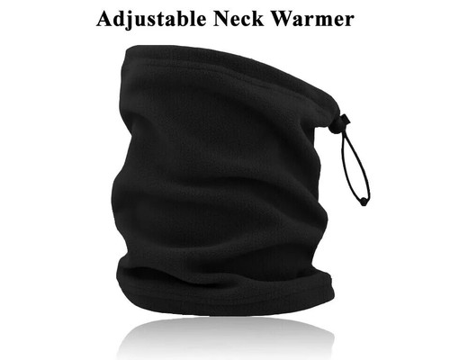 Neck warmer fleece black - warmer,