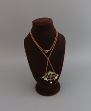 ART NOUVEAU STYLE GILT METAL PENDANT - MAY INTEREST MURRLE BENNETT COLLECTORS