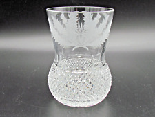 EDINBURGH CRYSTAL THISTLE PATTERN 4" OLD FASHIONED WHISKY GLASS 8OZ (11360)