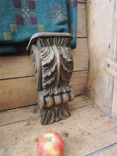 Vintage antique carved oak - vintage,