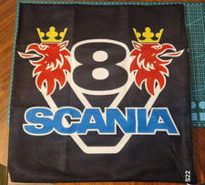NEW Scania V8 GRIFFIN badge Cushion Covers + Inserts 2 pack SCANIA V8  40 x 40cm
