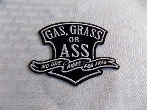 Gas grass or - grass, biker