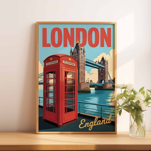 Red telephone box in - red,