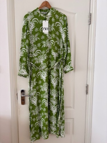 Bnwt zara green and white - zara,