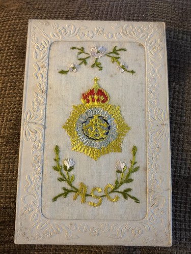 Wwi patriotic embroidered silk - patriotic,