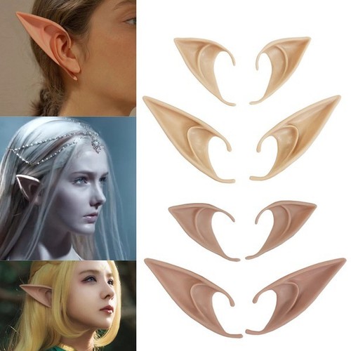 Halloween elf ears latex - halloween,