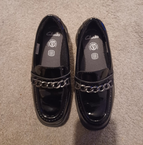 Clarks women black - black, patent
