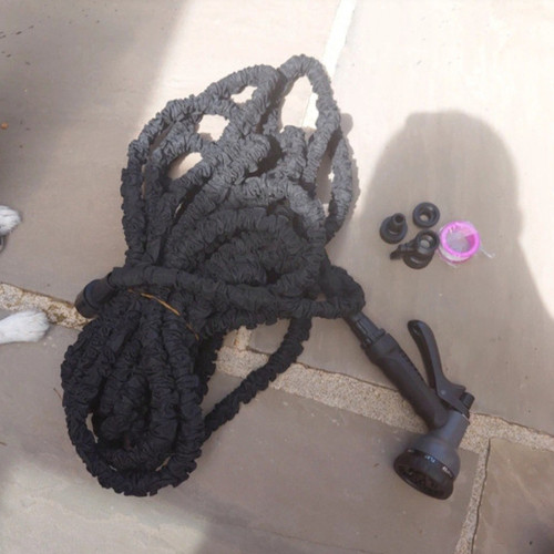 Black expanding garden - black, hose
