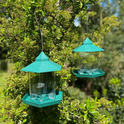 Green hanging chalet - green, bird