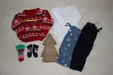Xmas Outfit Bundle Baby Boy REINDEER CHRISTMAS PUDDING JUMPER Leggings Set 9-12m