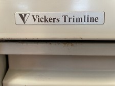Vintage Vickers Trimline Filing Cabinet 4 Doors grey Lockable With Key.