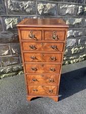 Antique Slim Mahogany Chest
