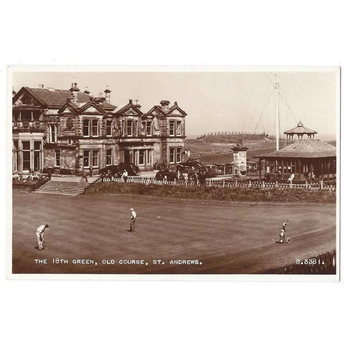 Andrews golf 18th green - golf, old