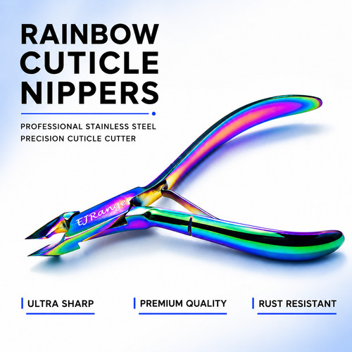 Rainbow cuticle nippers pro - rainbow,