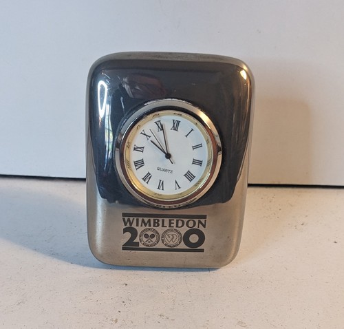 Desk clock paperweight - desk,
