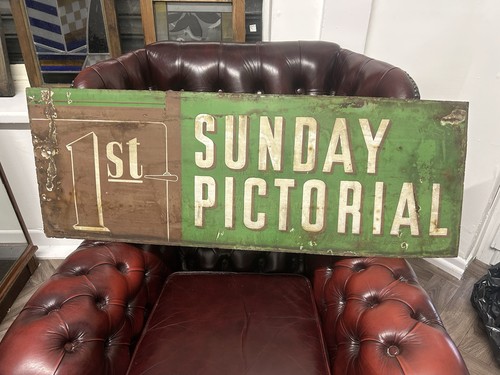 Advertising enamel sign - , 1st