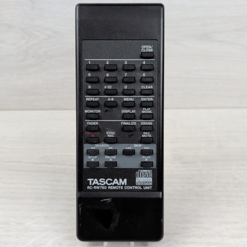 Tascam rw750 remote control - rw750,
