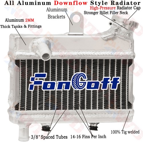 Aluminum racing radiator fits - racing,