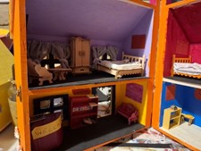 Little wooden house decorated - little,